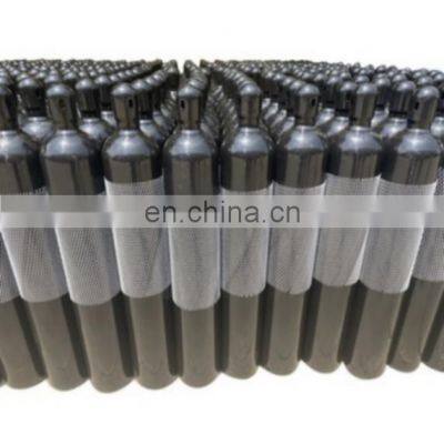 10L/13.4L/20.0L Oxygen/Nitrogen/Argon Gas Cylinder For Steel Gas Cylinder With QF-2G1 Valve and Black Steel Guard And Regulator