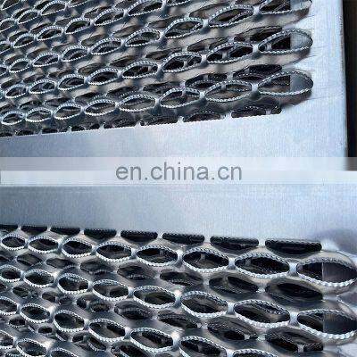 Galvanized Steel Perforated Diamond Metal Walkway Roof Platform Plate Panels