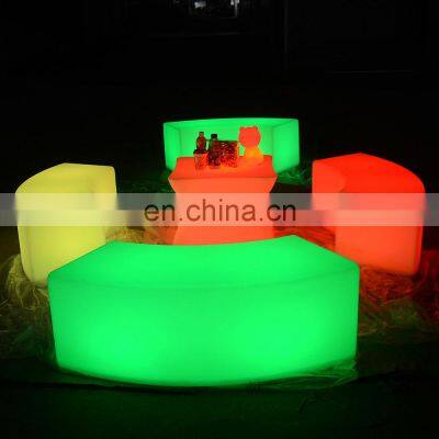 bedroom set furniture / Led PE Light Up Chair for Restaurant Discotheque Pub Used Glowing Bar Table Patio Furniture