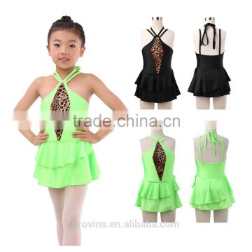 Shiny Lycra Ballroom Dresses for Children