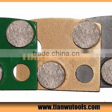 Grind the floor with metal bond industrial metal flooring