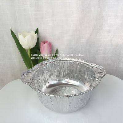 10 Inches Half-Size Disposable Aluminium Foil Pot Steam Pan photo-4