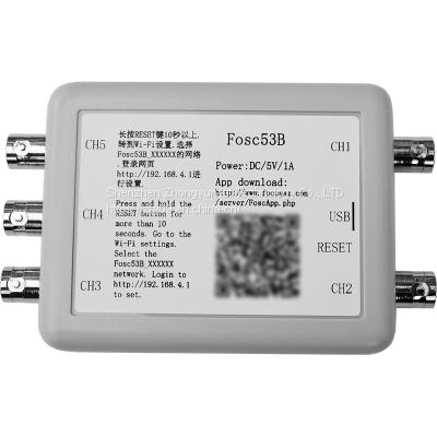 Fosc53B Wireless WiFi 5-channel USB Oscilloscope 150K Sampling Rate DIY Electronic Research and Development Maintenance Testing photo-4