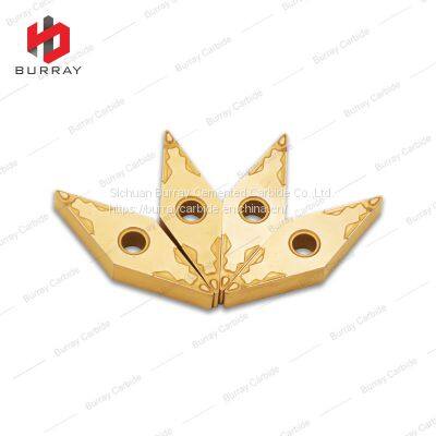 VNMG160404-HQ Carbide Cutting Tool Turning Insert With CVD Yellow Coated for Steel photo-3
