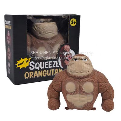 2023 New Creative Modern Novel Design Decompression Stretch Gorilla Toy Stretch Monkey Anti Stress Squeeze Fidget toys