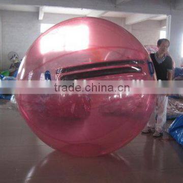 ball water, inflatable zorbs water ball 0.8mm to 1.0mm PVC or TPU material