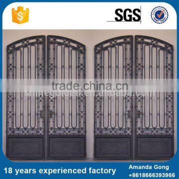 Factory Direct Sales Luxury Lowes Wrought Iron Double Front Doors