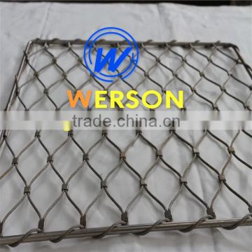 architectural design wire rope mesh ,stainless steel wire rope mesh/ net with ferrule | generalmesh