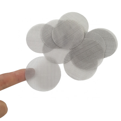 Round Shape Woven Mesh Screen Disc Stainless Steel Filter Mesh Disc