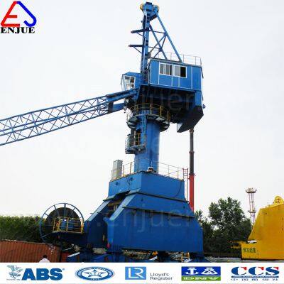 Pedestal Crane Harbour Crane Port Crane 150 Ton Horizontal Variable Amplitude Mobile Offshore Crane