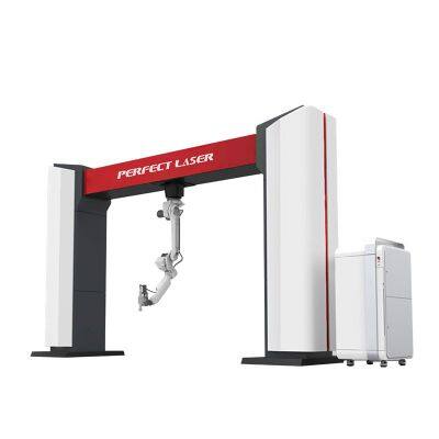 2000w Gantry with Robot Arm 3D Fiber Laser Cutting Machine For metal tube pipe Fitting