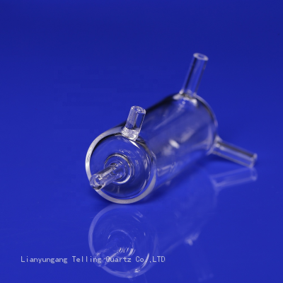 Customized Quartz Glass Overflow Tube Quartz Parts for High-precious Instruments photo-5