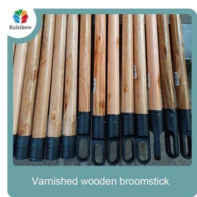Custom Painted Broom Wooden Handle Mop Brush Handle Broom Stick 120*2.2cm