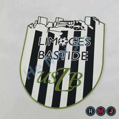 Tpu High Frequency /silicone Printing /silicone Laser Cutting /mould Silicone Heat Transfer Patches for Sports-wear/jerseys/hats/shirts/jackets