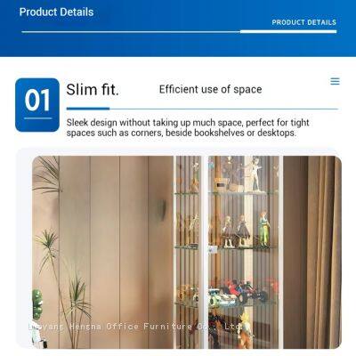 Доступно OEM: Настраиваемая современная витрина с алюминиевым каркасом для коммерческих выставочных залов и музеев photo-3