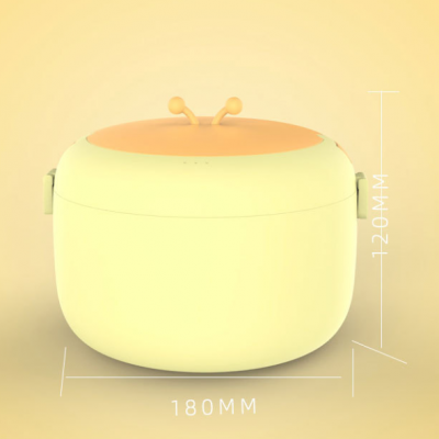 Bandeja de almuerzo aislada y calentada por enchufe multifuncional para el comercio transfronterizo/bandeja de almuerzo calentada/arroz caliente sin agua para uso doméstico (Wechat: 13510231336)