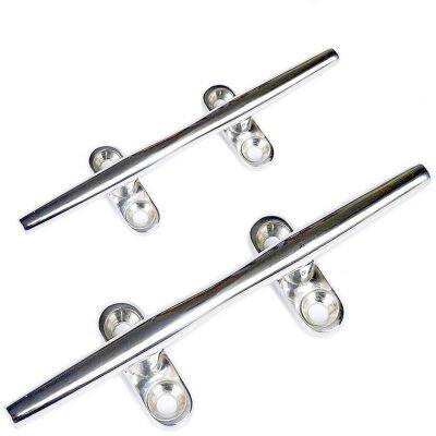 Marine Grade Mirror Polish Boat Stainless Steel Cleat Yacht Cleat Hollow Base Cleat photo-4