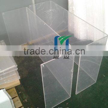 Polycarbonate bending part for car port wind shield