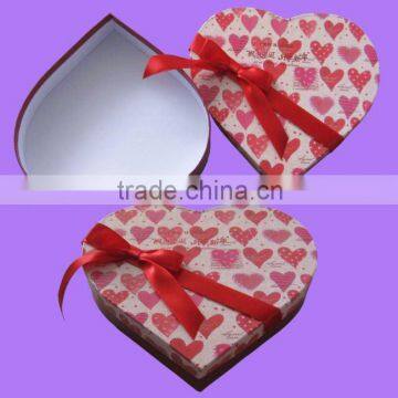 Heart shaped gift box for chocolate