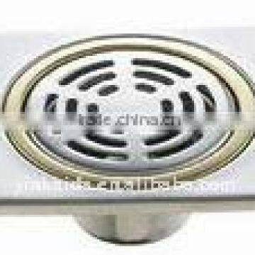 stainless steel square floor drain 105X105mm single use