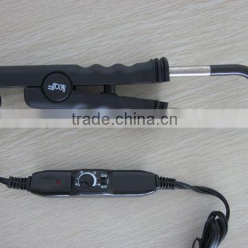 Fashion hair extension connector with temperature control