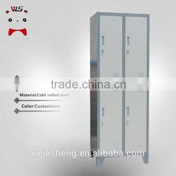 Luoyang WLS Metal Locking Storage School Lockers With 4 Doors and Legs