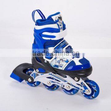 inline speed skate /skating boots /adjustable flashing inline roller skate