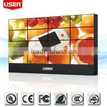 46 inch LCD video wall with narrow bezel 7.3mm