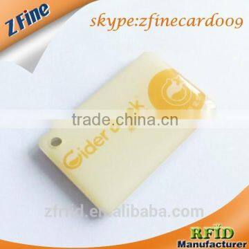 custom cheap rfid NFC crystal card from china supplier