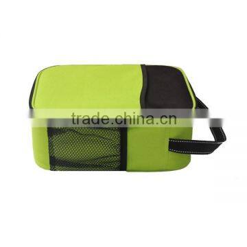 green eco-friendly lightweight portable PEVA lunch cooler bag