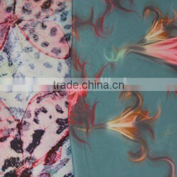 Hot sale beautiful pattern s 100%Poly Satin printed Fabric