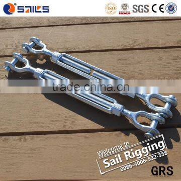 Forged us type turnbuckles with jaw and jaw