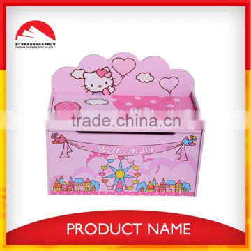 Hello Kitty kids wooden storage box