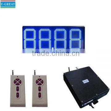 RF/LCD Easy Operation LED Gas Price Electronic Changer