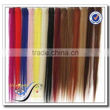 Wholesale Top Quality 100% Virgin Human Hair Clip in Hair Extension Single Clip in Blonde Hair photo-3
