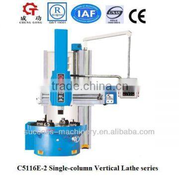 C5116E-2 Single column conventional vertical lathe machine Chinese vertical lathe machine