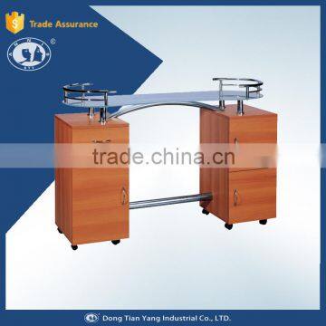 DY-2707 Manicure table ,plastic bowl,iron,wood,glass