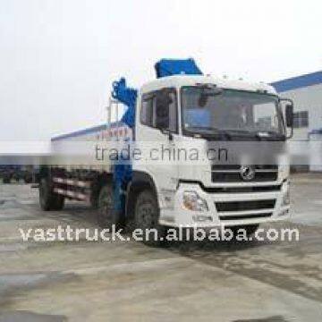 Dongfeng Tianlong small-scale triaxial truck mounted crane factory directly sales