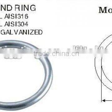 Steel Electric Galvanized Handle Bag Welded Round Ring Nose Ring In Carabiner Rigging Hardware Manufacturer photo-5