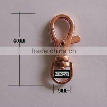 Hardware rigging zinc alloy swivel carabiner hook