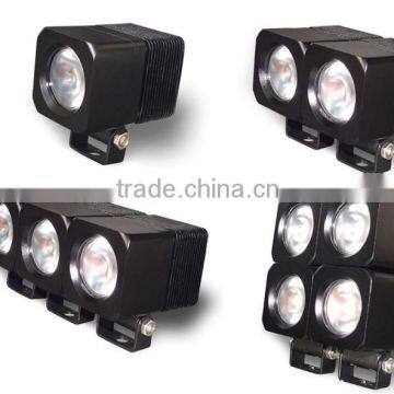 10W IP67 Round Flood LED Rally Car/UTV/Jeep/Truck/ATV Off Road Work Light Lamp