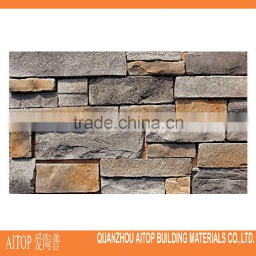 Latest design artificial exterior wall natural stone tile