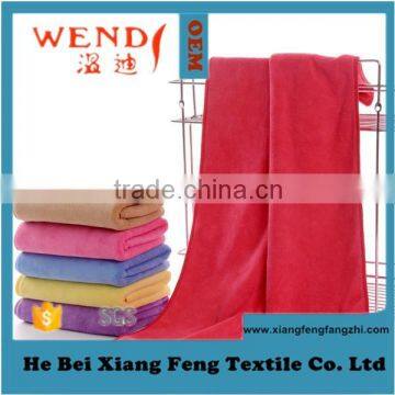 80% polyester 20% Polymide Microfiber Face Towel With Chinese Manufacture