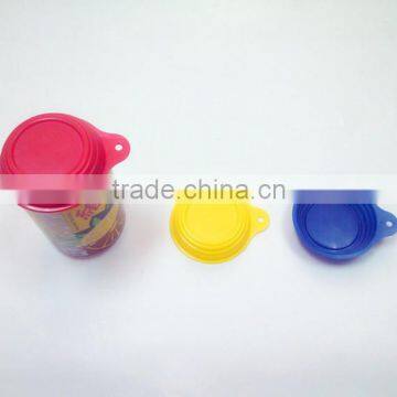 Colorful plastic lid/cap/cover/closure for tin can