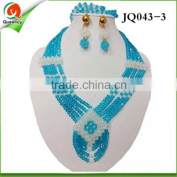 JQ043 wholesale good quality cheap ladies indian beaded fashion jewelry set