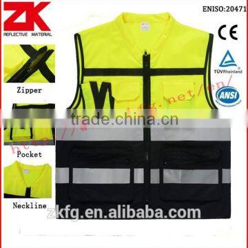 Hi-vis EN20471 Disposable Work Safety Vest With Pockets photo-3