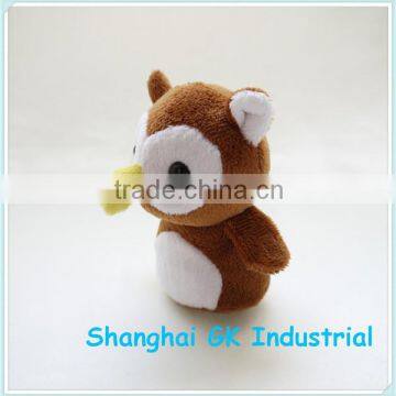 Cute Beads filled mini plush owl