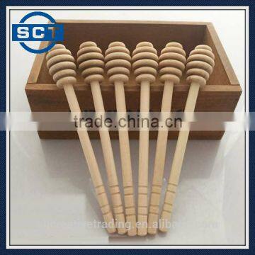 16cm Handcrafted Honey Spoon Honey Dipper Wooden Stick Drizzler Server