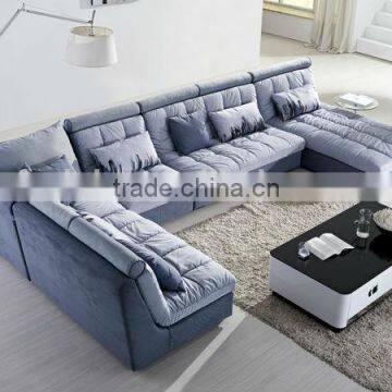 mdern sofa design / living room sofa with coffee table / modern furniture fabric sofa 8155A