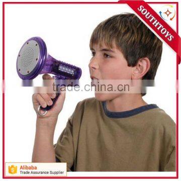 new arrival multi voice changer toy with flash light for kids